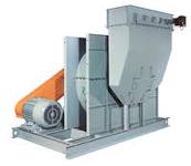 High capacity industrial blower fans.