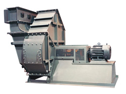 Industrial high pressure radial blower.